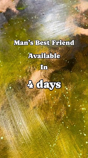 I want to represent for men who feel the loss of a dog deeply, an unspoken bond & shared sorrow. Art with emotion is how I will continue as as artist.Men I see you. It’s okay to be sad | Ladybug Art