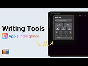 How To Use the new Apple Intelligence Writing Tools on iPad