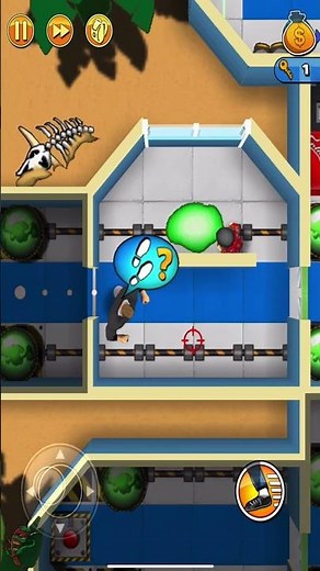 Robbery Bob: Chapter 3 Secret Labs - Level 15 Perfect 100%