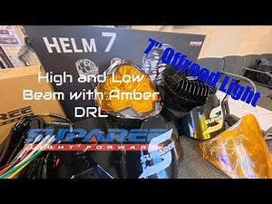 Suparee Helm 7 Offroad Lights
