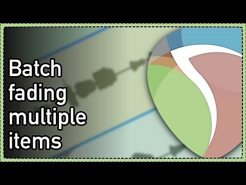 Fading multiple items - How to Batch Fade in REAPER 5