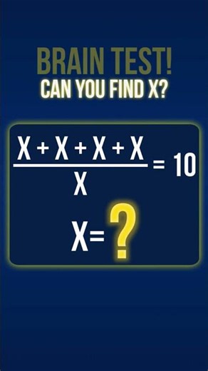 Can You Find X? Most People Get This Wrong! 🧠 #shorts