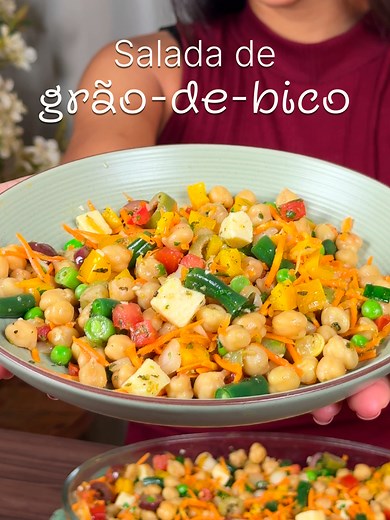Salada de Grão de Bico: Prática e Nutritiva