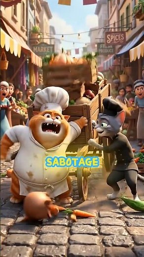 GINGER CAT Tried to Sabotage His Rival...😲 #shorts #viral #funnycats #aicat #catseries