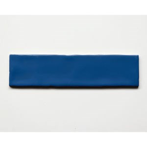 [Hot Item] 3X12inch Dark Blue Handmade Ceramic Decorative Bricks Glazed Rectangle Shape Tile