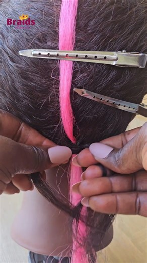 DIY Box Braid Tutorial🔥🔥🔥 #braids #viral