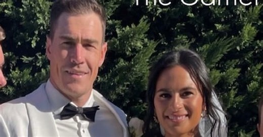 AFL star and Geelong player Jeremy Cameron ties the knot with partner Indiana Putra in a stunning ceremony