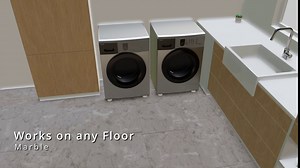 ECOHomes Anti Vibration Pads for Washing Machine Clear Set of 4 - Strong Grip Support, Anti Skid Vibrasion Foot for Washer Dryer | Feet Stabilizer Pads Reduce Noise, Shaking, Shock & Walking Appliance