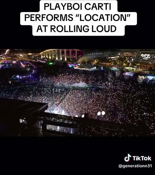 Playboi Carti Performs 'Location' at Rolling Loud