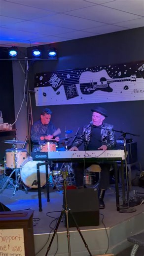 Dave Keyes and James Wormworth had Meadow Blues jumpin’, jivin’, wigglin’ and groovin’! Dave was belting out tunes and tearing up those keys like the music had a mind of its own. And James? Whew—James Wormworth laid down a drum groove so tight the whole room felt every beat right down to their toes. Now that’s how you roll into the holidays—full of swing, soul, and boogie-woogie joy. Come catch the vibe next time! | Meadow Blues Coffee