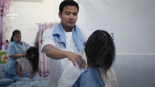 7.7K views · 32 reactions | Meet Dyna, the founder of a blind massage center in Cambodia, where every therapist is visually impaired and yet masters of their craft.  His mission? To provide independence and offer powerful treatments to every client who walks through their door. It’s not just a massage – it’s an experience that has a positive impact on health and well-being.  | Culture Trip | Facebook