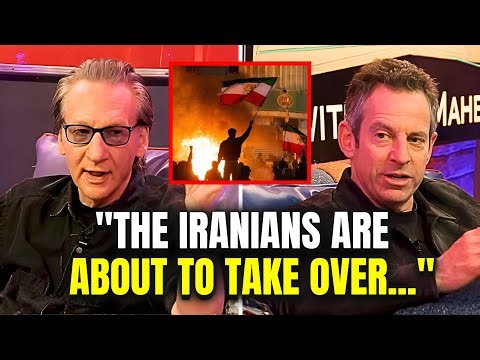 Sam Harris TAKEN ABACK as Bill Maher Predicts What's About To Happen in Iran...