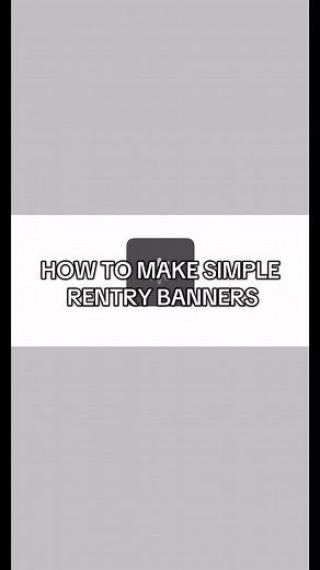 Cómo hacer banners simples en Rentry