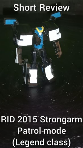 #transformers RID 2015 Strongarm (Patrol mode) Short #review #juguete #coleccion