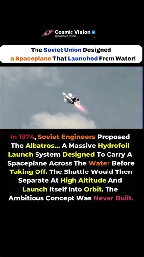 The Soviet Union Designed a Spaceplane That Launched From Water|#shorts #trending