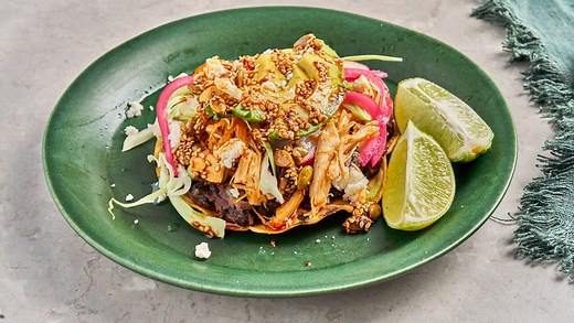 How to Make Chicken Tostadas