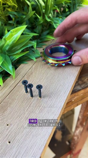 The bike freewheel lock mechanics swear by A smart fix that prevents lost parts #BikeWorkshop #MechanicalTip #SmartFix