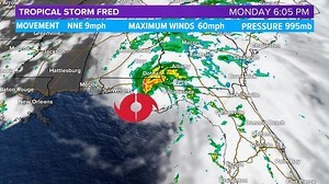Fred Makes Landfall