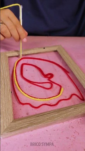 DIY laine facile 🧶 Un résultat vraiment sublime ! #FaitMain #Création