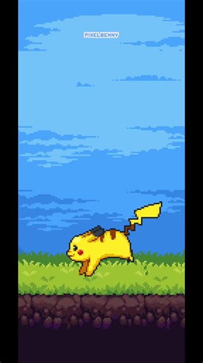 Pikachu Pixel Art Wallpaper for iPhone