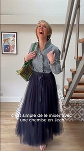LOOK DU JOUR ; JUPE EN TULLE