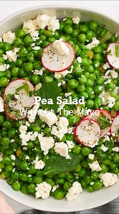 66K views · 876 reactions | Pea salad should let the peas shine. Skip the mayo! | The Mediterranean Dish | Facebook