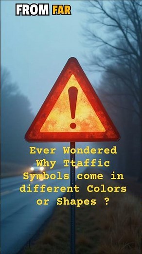 Ever Wondered Why Traffic Symbols come in different shapes and Colors
