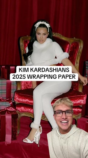 Kim Kardashian's 2025 Wrapping Paper Revealed