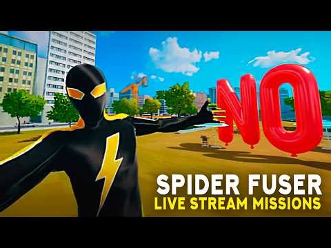 Spider Fuser - Live Stream Missions & City Exploring (Android) Gameplay Walkthrough