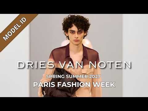 Dries van Noten Men's Spring Summer 2027 Fashion Show Model ID | Paris Fashion Week