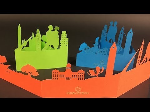 How to engrave and cut a paper with a laser machine LS100Ex ENERGY