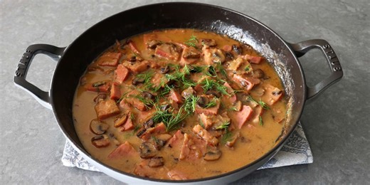 Corned Beef Stroganoff