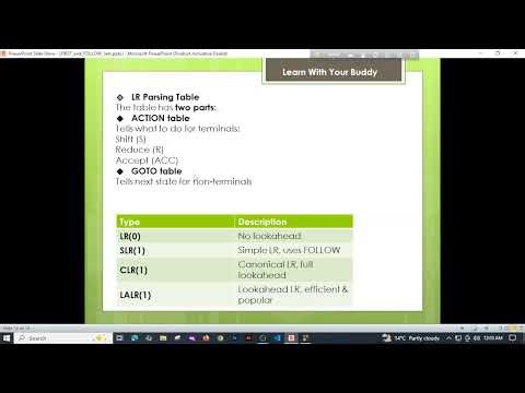 Tutorial 11:LR Parsing in Compiler Design | Bottom-Up Parsing Explained