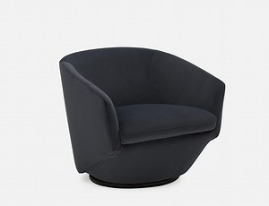 REVO velvet swivel armchair | Structube