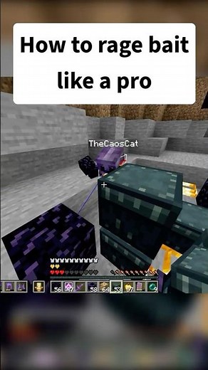 How to ragebait #minecraft #shorts
