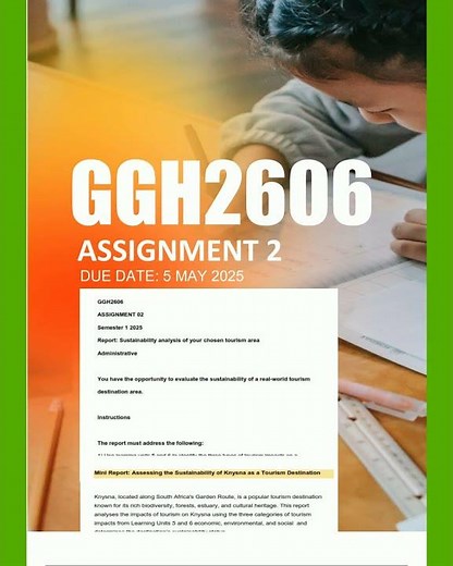 GGH2606 Assignment 2 2025 Due 5 May 2025175