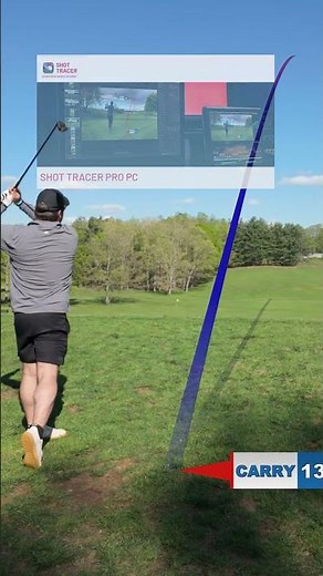 your golf shots tracked perfectly #golf #golfswing