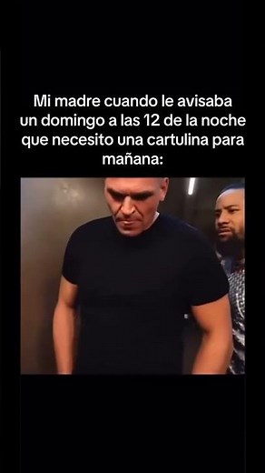 Mi mamá cuando le digo a las 12 AM que necesito cartulina #relatable #mamá #memes