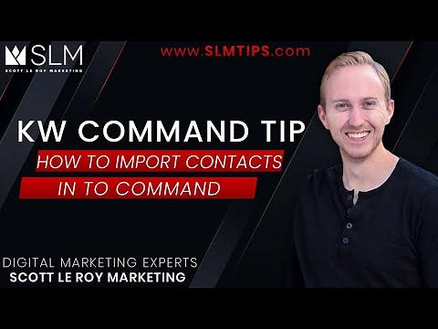 KW Command Tip - How To Import Contacts In To Command [Updated Version in Description]
