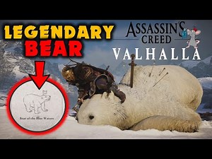 Defeating A Legendary Polar Bear In Assassins Creed Valhalla! - Legendary Creature Guide