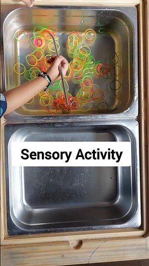 Rubber Band Water Transfer Activity | Fun and Educational Sensory Play