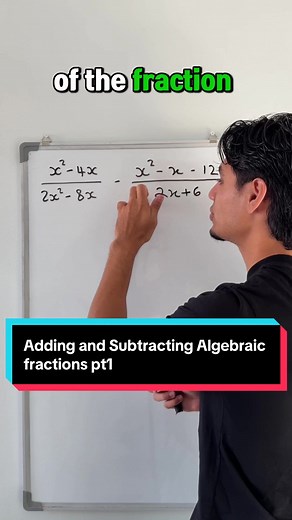 Mastering Addition and Subtraction of Algebraic Fractions