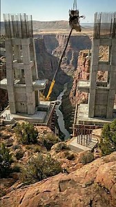 Building a Bridge Where Nothing Should Stand #engineering #construction #satisfying