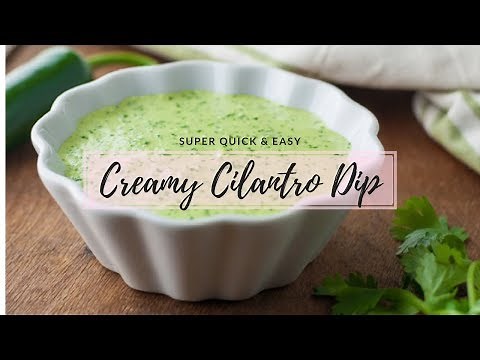 HOW TO MAKE Creamy Jalapeno Cilantro Dip