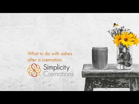 What to do with ashes after a cremation funeral