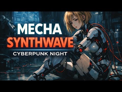 Mecha Synthwave Mix | Cyberpunk & Chillwave Night Vibes | Focus, Run, Night Drive, Study, Work