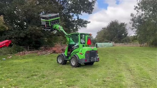 Farol Agricultural on Instagram: "Harry Hawes has just handed over this powerful Avant 760i to a local customer, fully equipped with a 360° rotator, pallet tines, and rotation supports, plus more attachments on the way! Looking to upgrade your compact loader setup? Give us a call on 01844 278843 today 📱"