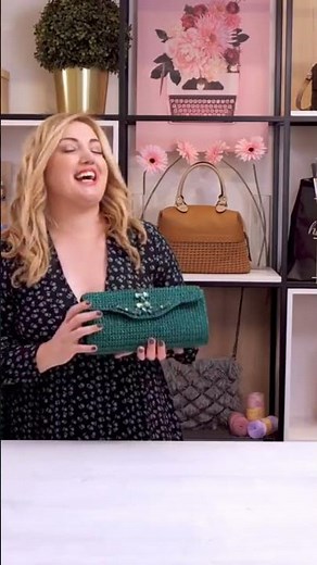 Πλεκτός Φακελος Glitter #πλεξιμο #crochet #diy #craft #bag #diybags #πλεκω #βελονακι