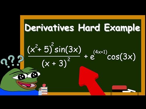 The SECRET to Finding Hard Derivatives