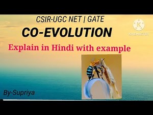 Co-evolution | types of evolution | csir ugc net | 12th | gate